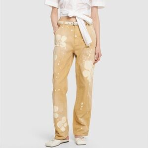MSGM printed floral Jean